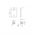 Панель смыва для унитаза Grohe Tectron Skate 38393SD1 - Фото 1